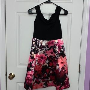 FORMAL FLORAL PRINT SHORT DRESS